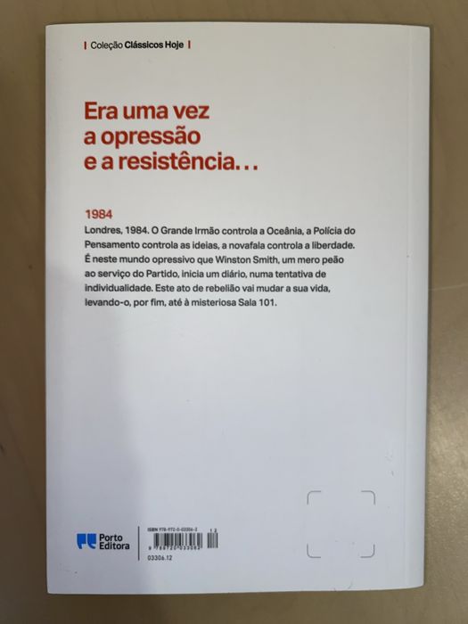 Livro 1984 de George Orwell como novo