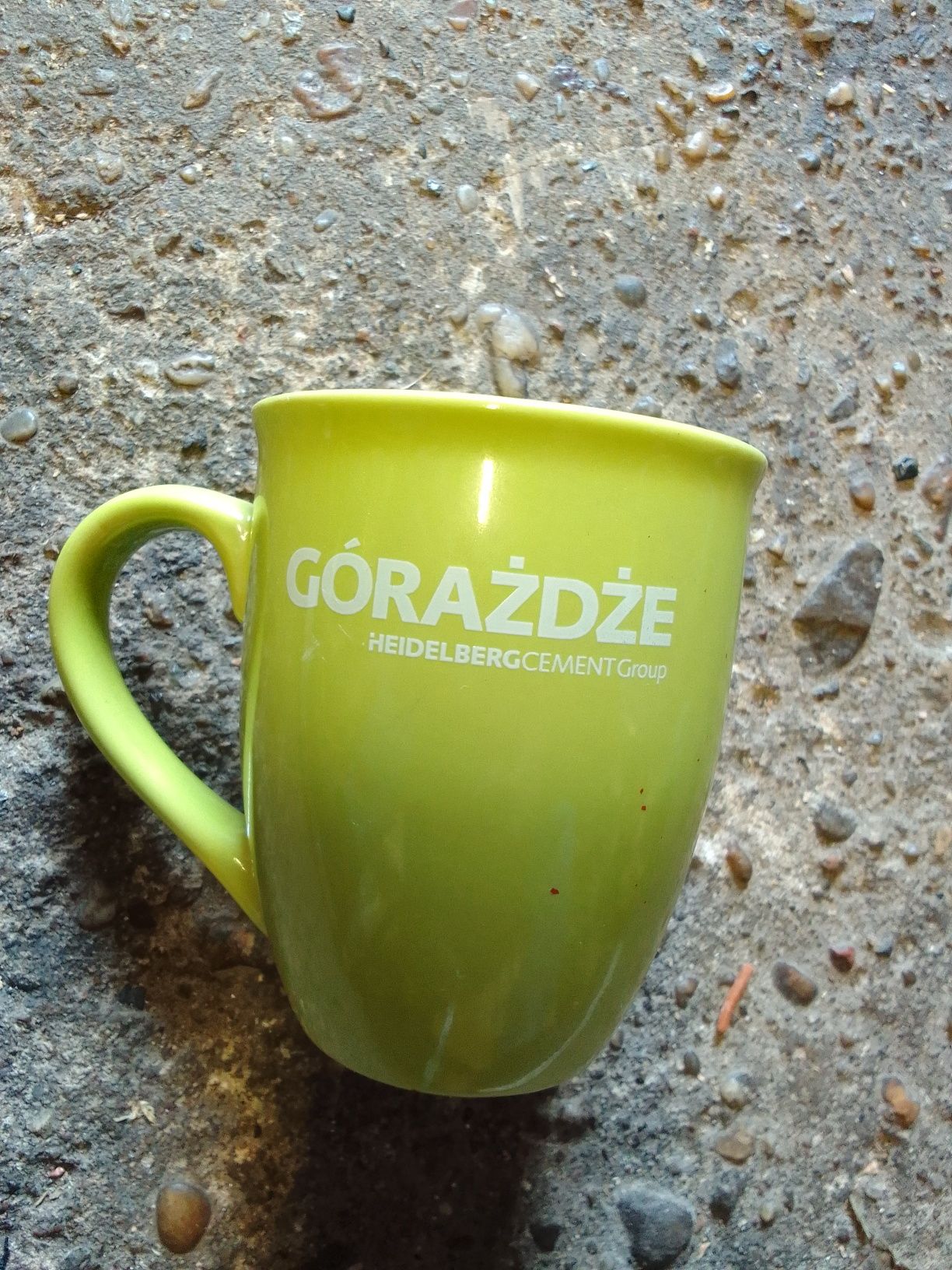 Kubek ceramiczny Górażdze cement Heidelberg