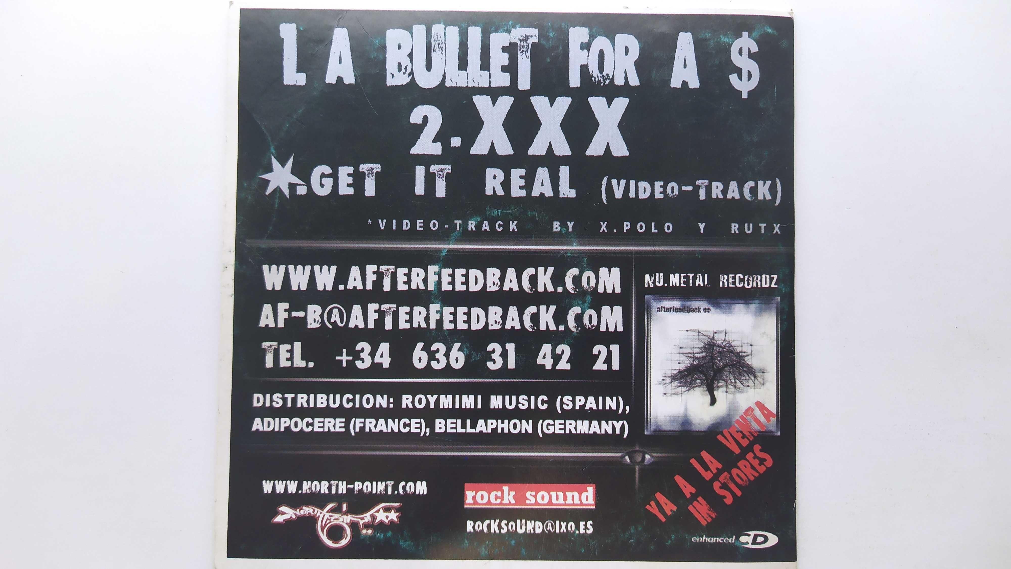 Afterfeed-Back  A Bullet For A $ / XXX koperta Cd nu metal  spain