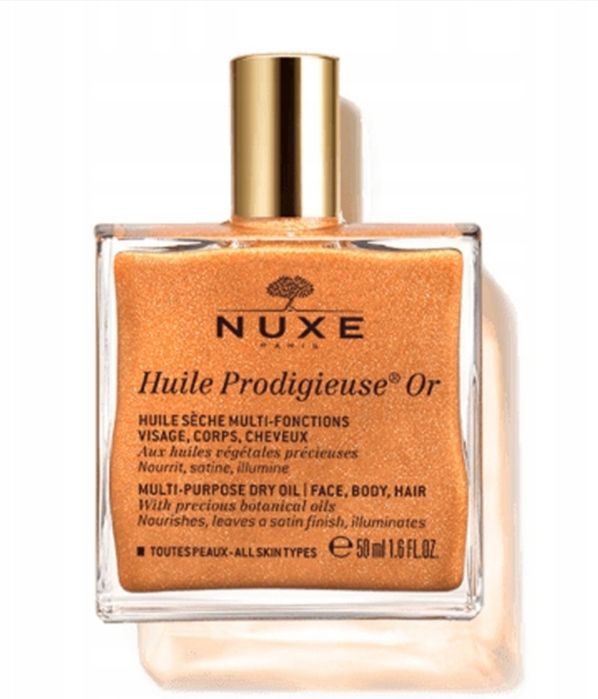 Nuxe Huile Prodigieuse Or suchy olejek z brokatem ciało włosy 50ml