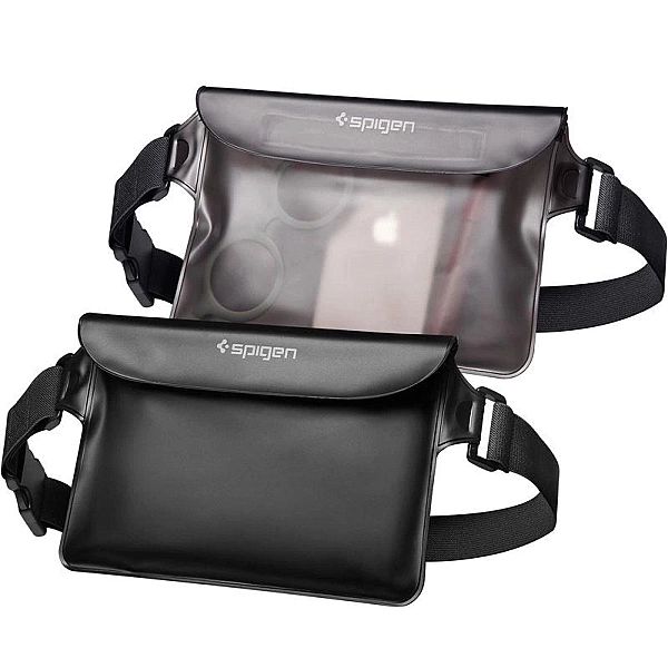 Torba Spigen Aqua Shield A620 wodoodporna biodrowa IPX8 - czarna 2 szt