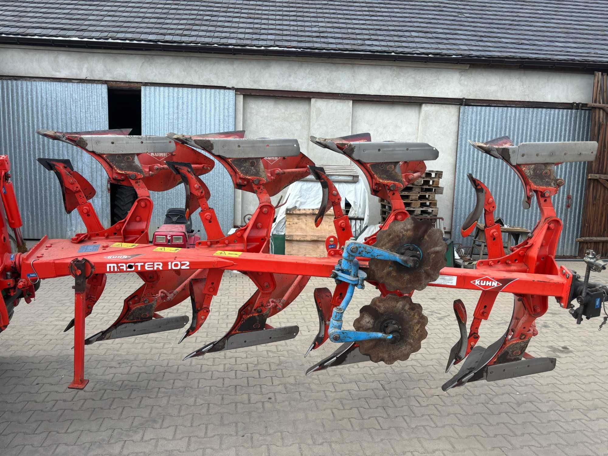 Pług obrotowy 4-skibowy Kuhn, Lemken,