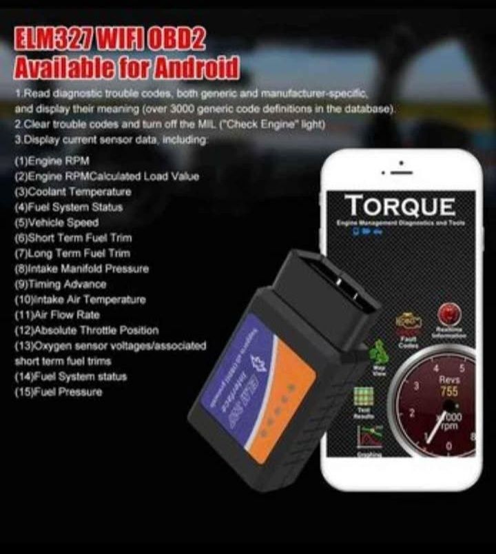 Scanner OBD2 Bluetooth Diagnóstico Auto Android e IOS novo