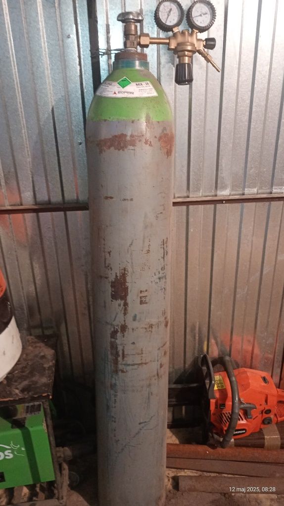 Butla po mieszance Ar+CO2