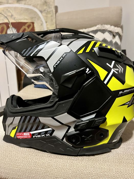 Capacete nexx x.wed2 (M) com sistema de comunicacao sena