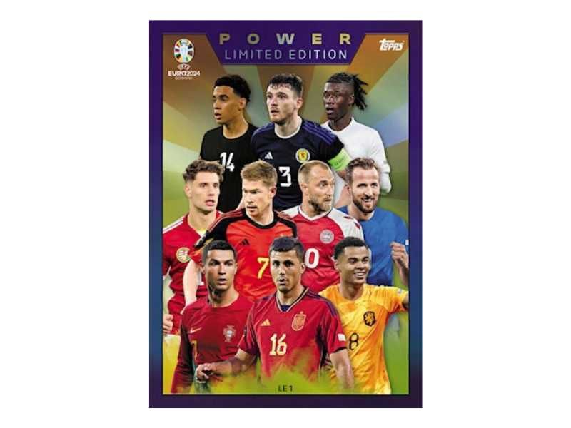 POWER LIMITED EDITION LE1 Karty Topps UEFA EURO 2024 Ronaldo Musiala