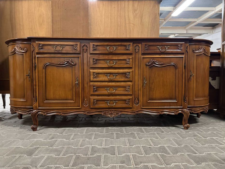 Komoda drewniana Ludwik komoda orzech komoda ludwikowska