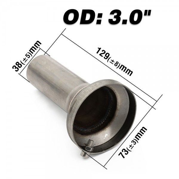 Флейта в глушитель, заглушка в прямоток для снижения громкости выхлопа