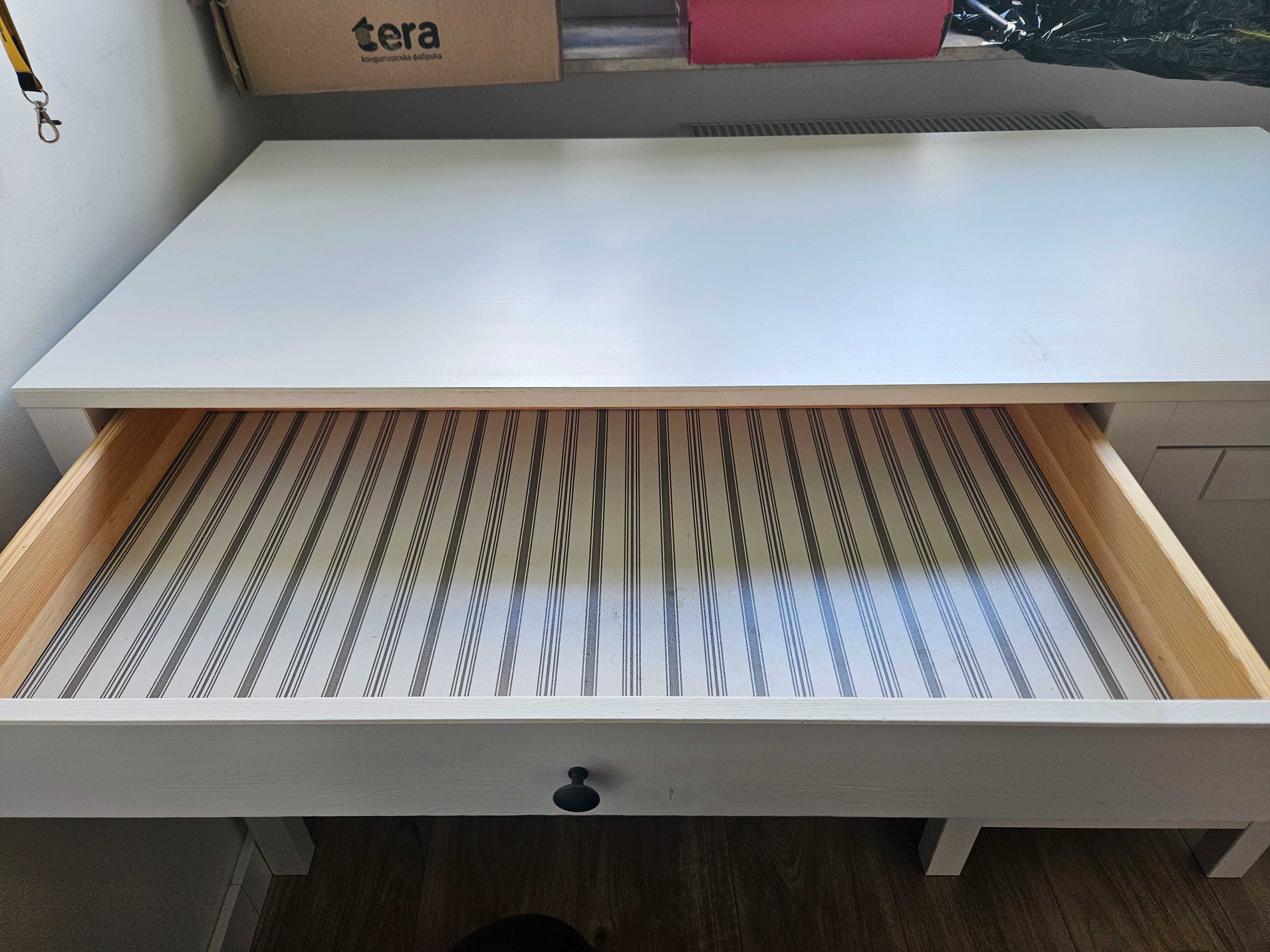 Biurko hemnes ikea stan bdb