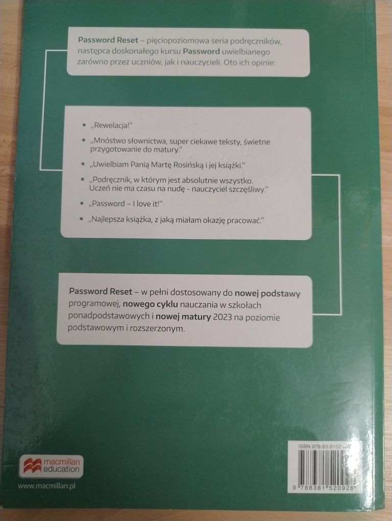 Password Reset B1+