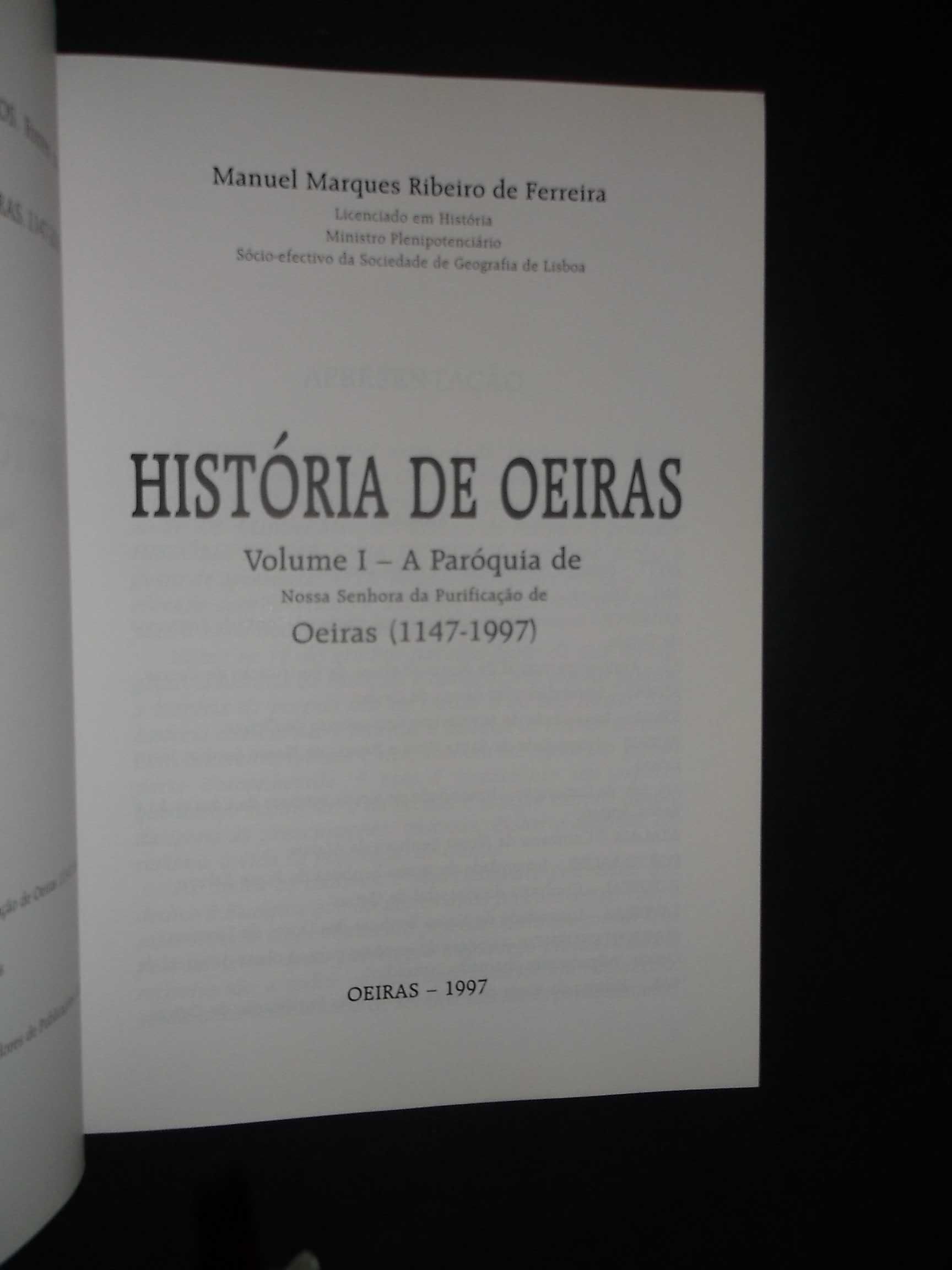 Ferreira (Manuel Marques Ribeiro de);História de Oeiras