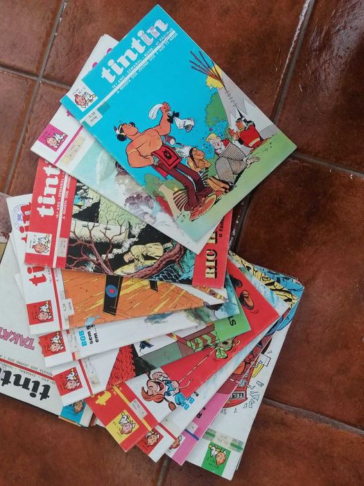 Revistas Tintin - Anos 1973, 1974, 1977, 1979 e 1981