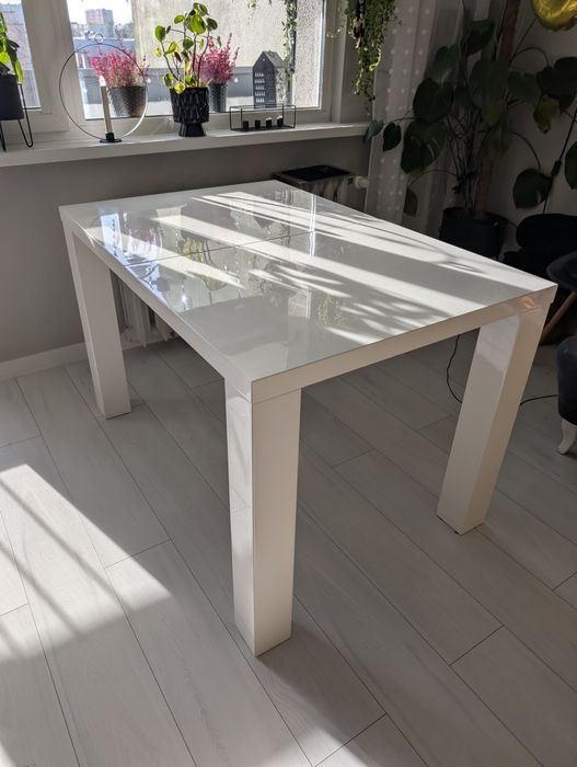 Stół biały 80x120 lakierowany ! Rozkładany do 240 ! !