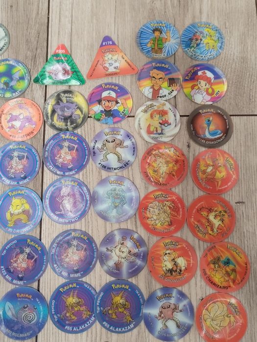Wielki Zestaw pokemon Tazo - unikaty