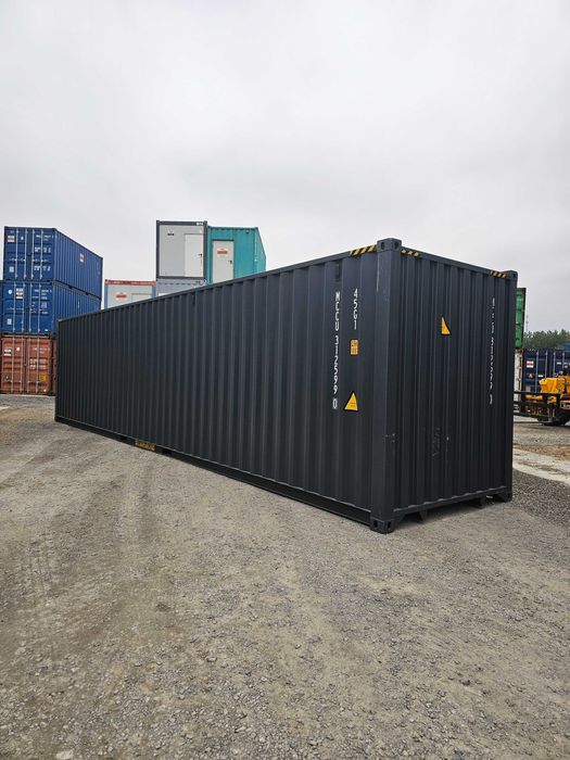 Kontener morski 40HC/12M/OW, NOWY 2025, magazynowy + transport hds
