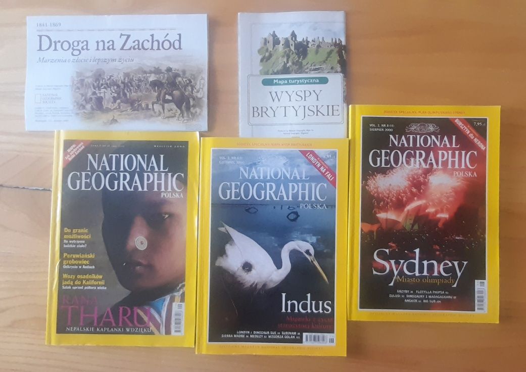 Gazetki National Geographic stare numery