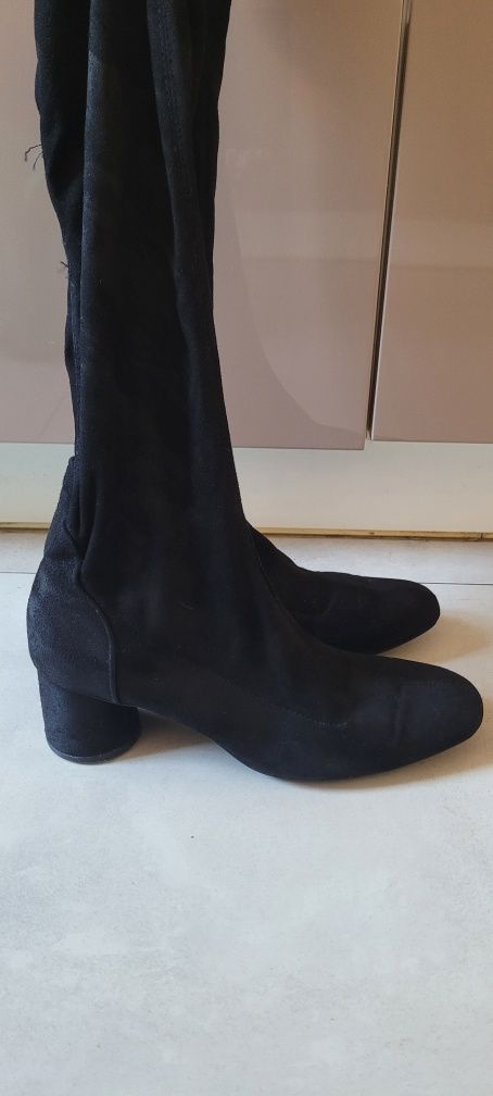 Długie buty kozaki rozm.38