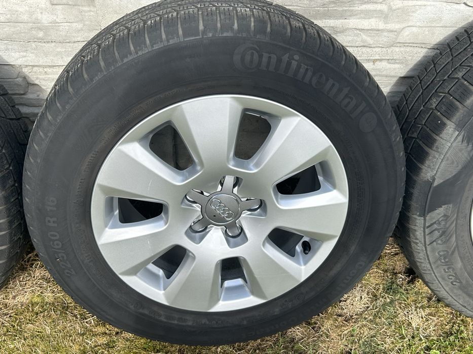 Alufelgi Audi 16” 5x112 ET 37 z opona zimowa 225/60R16