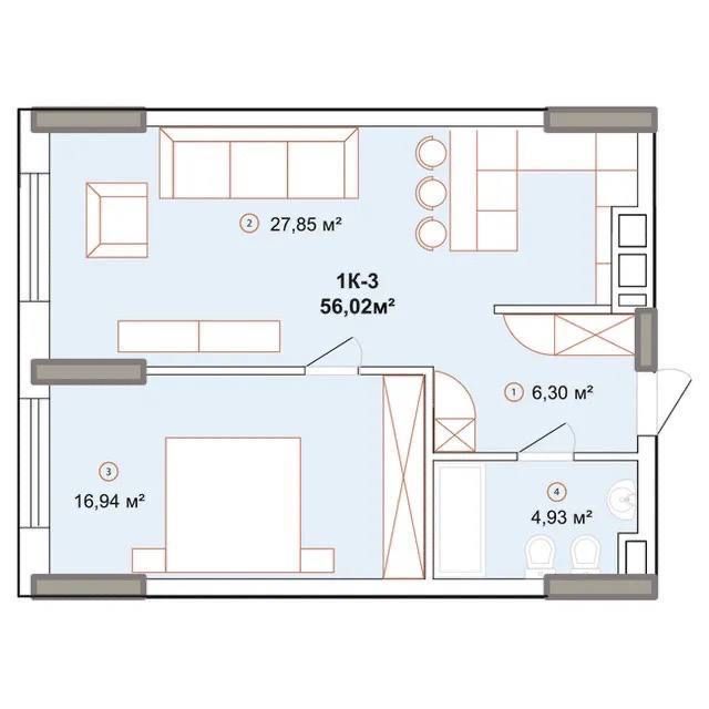 Остання! Реальна 1к 55м Звіринецька ЖК Edelweiss House Едельвейс центр