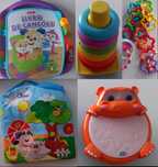 5 Brinquedos para bebé (Chicco e Fisher Price)