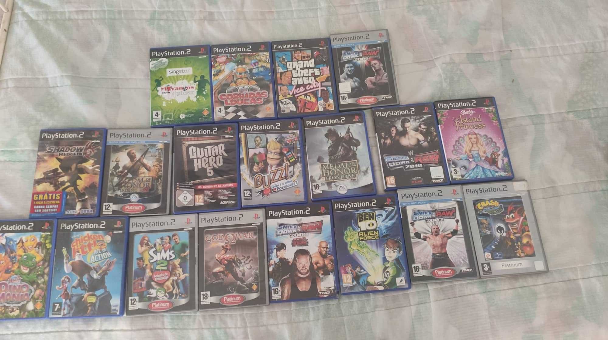 Jogos PS2 Lote 19 jogos