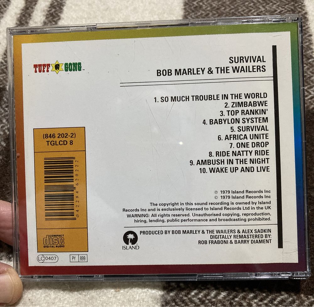 Bob Marley & The Wailers Survival CD