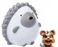 Zabawka dla psa szczeniaka z piszczałką jeż piszczący jeżyk 8 cm