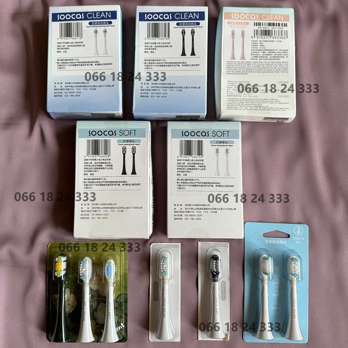 Оригінальні змінні різні насадки для щіток SOOCAS X1, X3U, X3, X5, V1