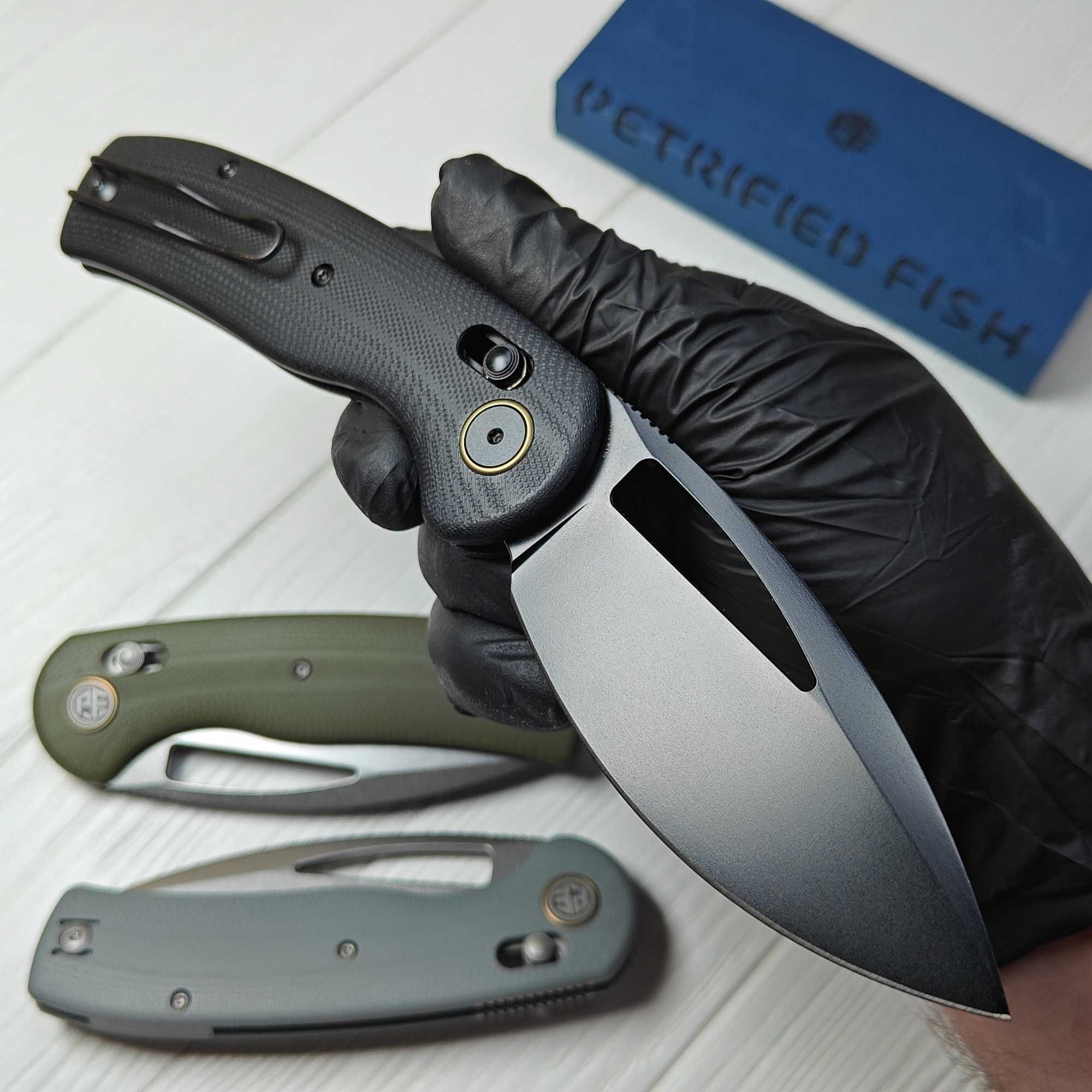 Складний ніж PETRIFIED FISH PFP13 Viper сталь K110 (оригінал) EDC нож