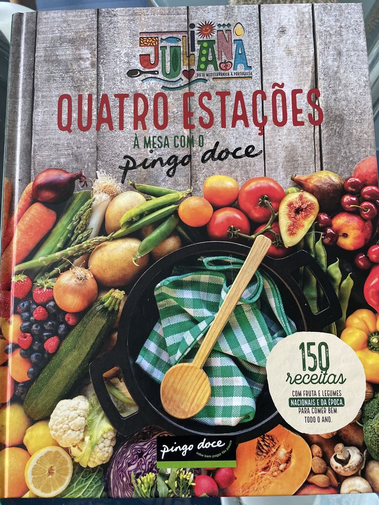 Livro culinária 4 estações