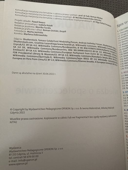 Operon vademecum matura WOS