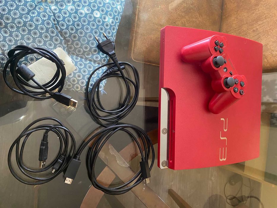 PS3 Vermelha edição limitada