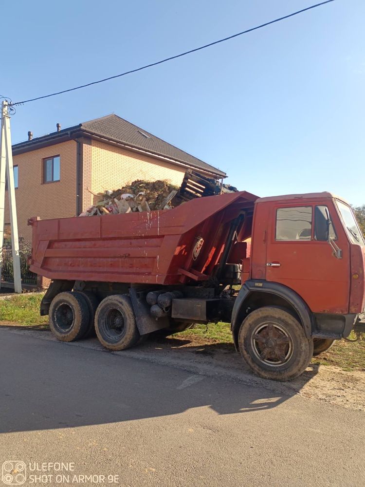 Вывоз строительного мусора , доставка Песок,Щебень,Чернозем.