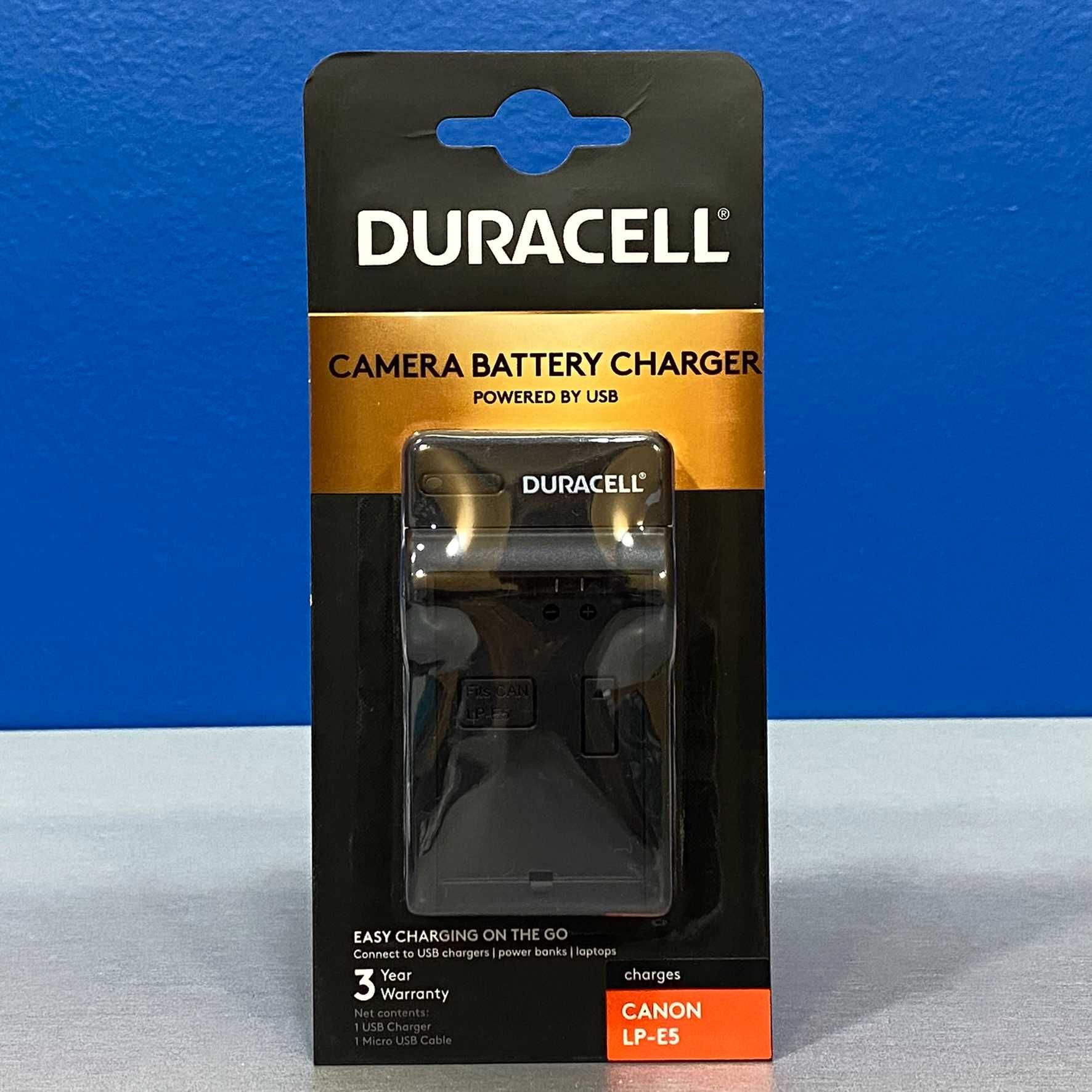 Carregador Duracell (LC-E5) - Bateria Canon LP-E5 (1000D/450D/500D)