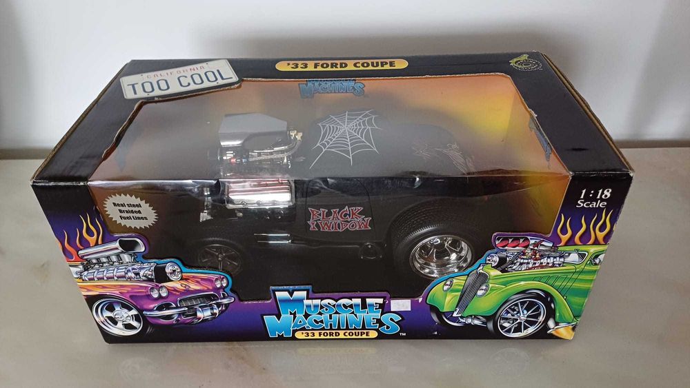 Miniatura '33 Ford Coupe MUSCLE MACHINES - MINICHAMPS Escala 1:18