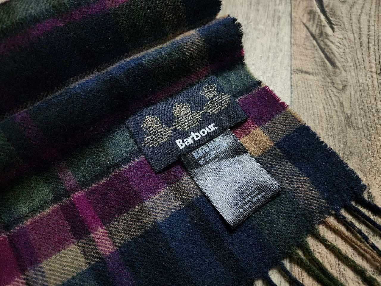 Barbour шарф вовна кашемір / оригінал шерстяний / burberry