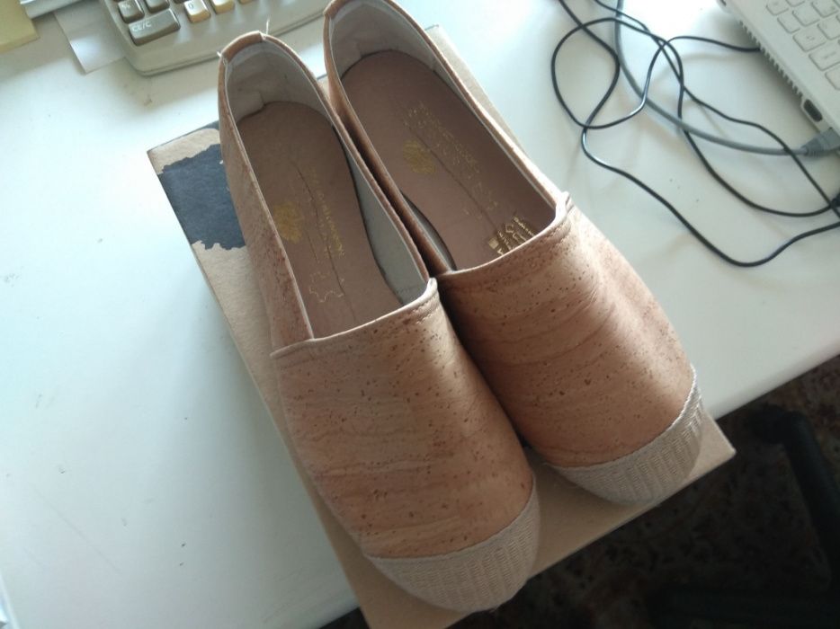 Calcado em Cortiça da Marca Montado fabricado em Portugal