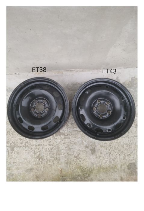 Felgi 14, 5x100  6J 2 komplety Polo Skoda Ibiza Audi Golf et 38.et43