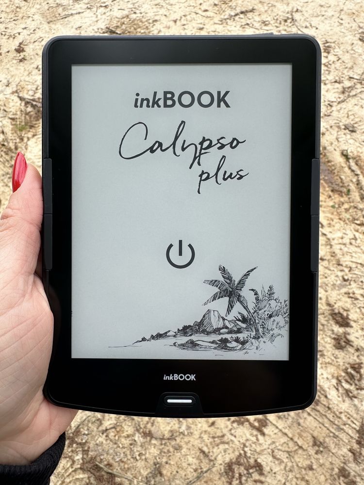Czytnik inkbook calypso plus różowy zadbany etui