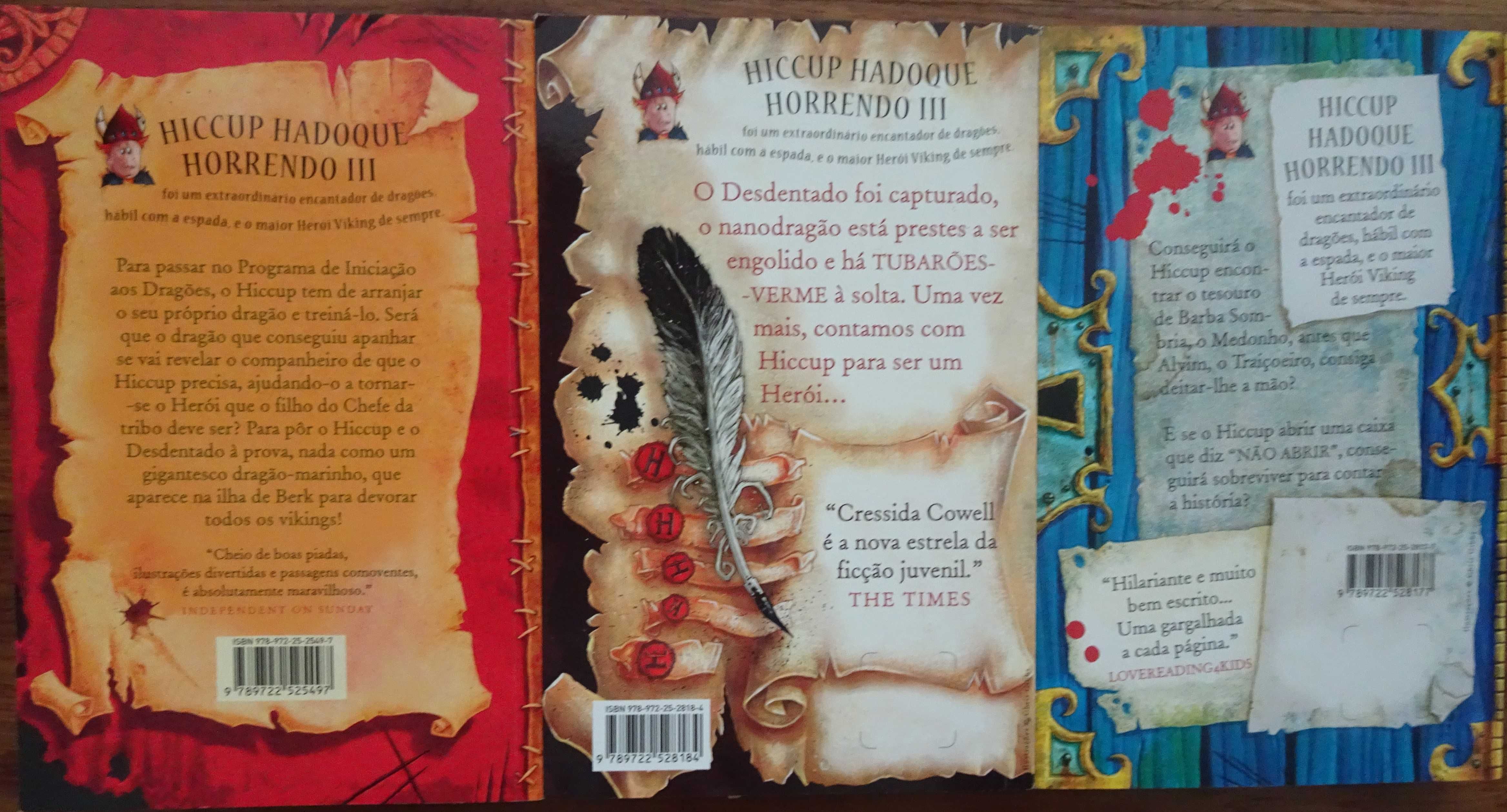 Como Treinares O Teu Dragão (Os 3 Volumes Completo) de Cressida Cowell