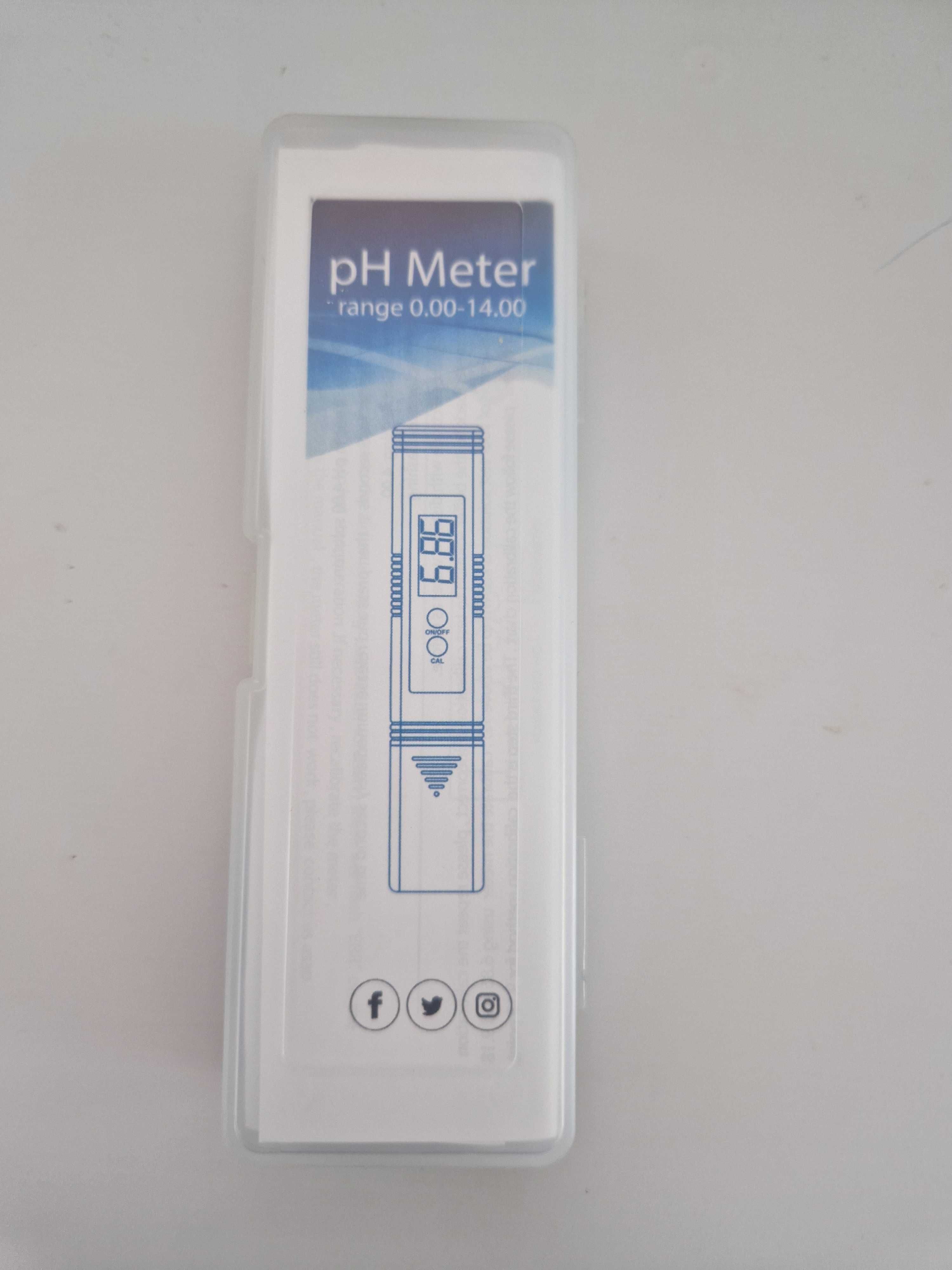 Elektroniczny tester miernik PH wody + 3 bufory + baterie