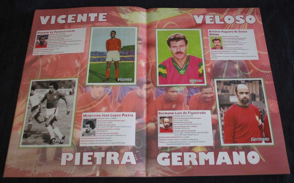 Livro Álbum Glórias da Selecção Record Completa