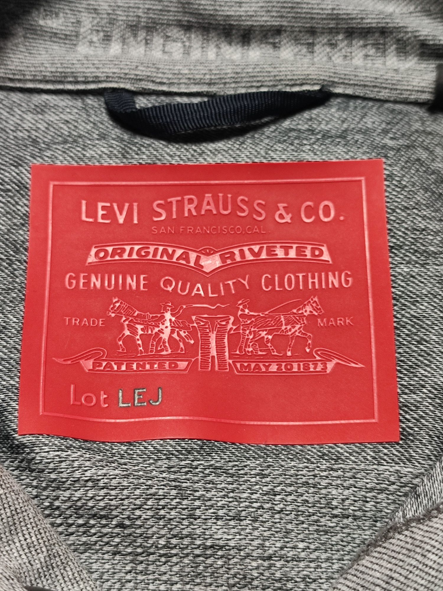Куртка трикотажная кофта Levi's EUR M-L (р.48) бу ориг мужская джинсов