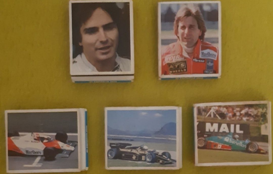 Carteiras F1 dos anos 80