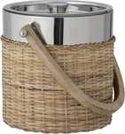 Pojemnik na lód Bloomingville COLETTE, stal szlachetna, rattan 2750 ml