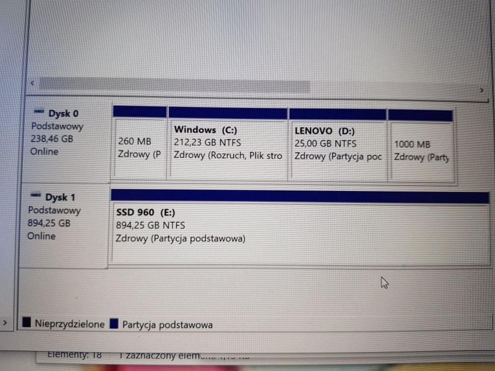 Lenovo Legion Y530-15 i5-8300H/16GB/256 SSD+960SSD