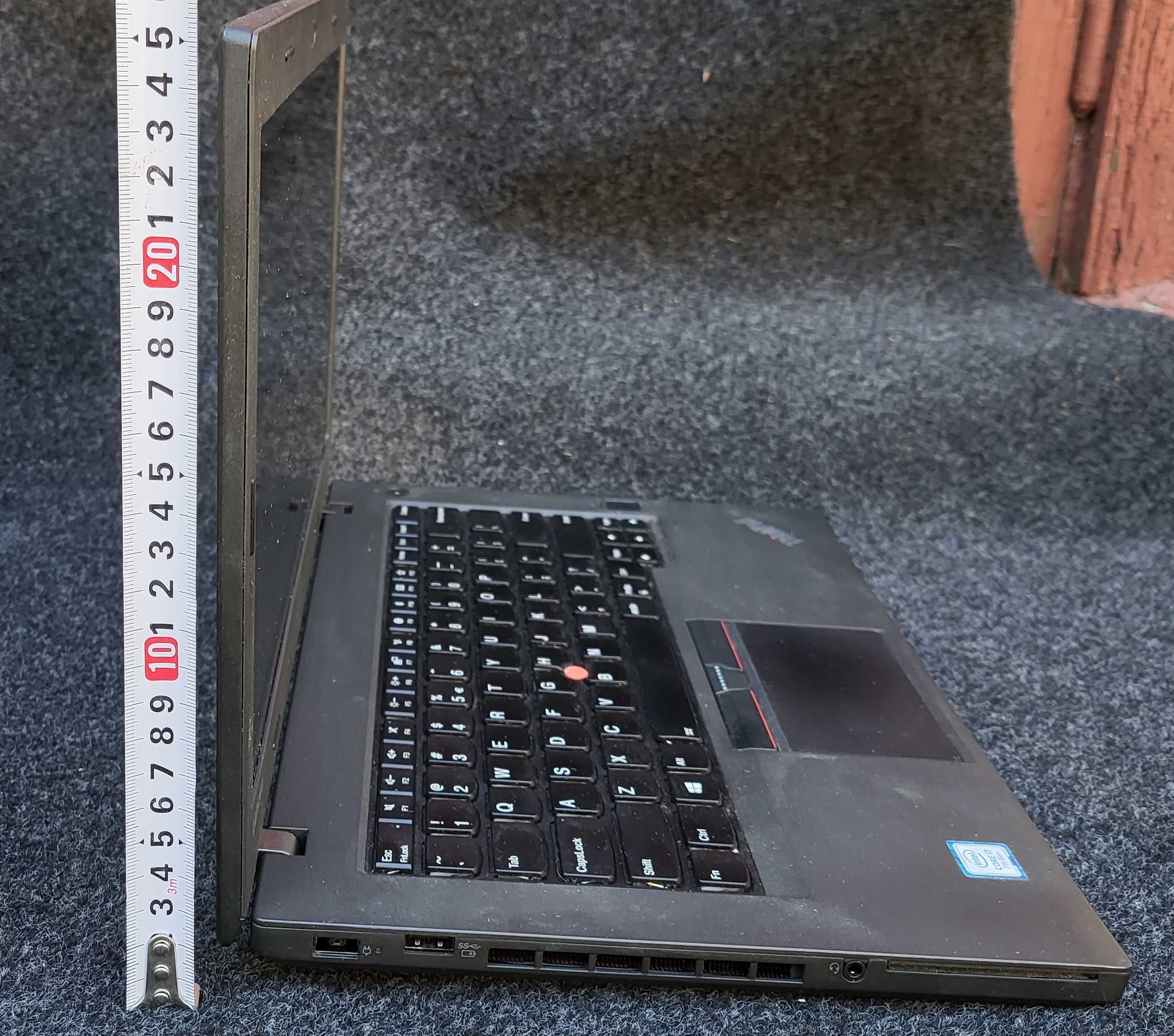 Надійний ноутбук ThinkPad T470, i7-7700HQ, 16Gb, 512Gb SSD, 3G (сімка)