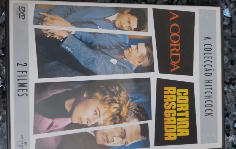 Dvd hitchcock a corda/ cortina rasgada