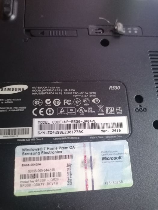 Laptop samsung sprzedam