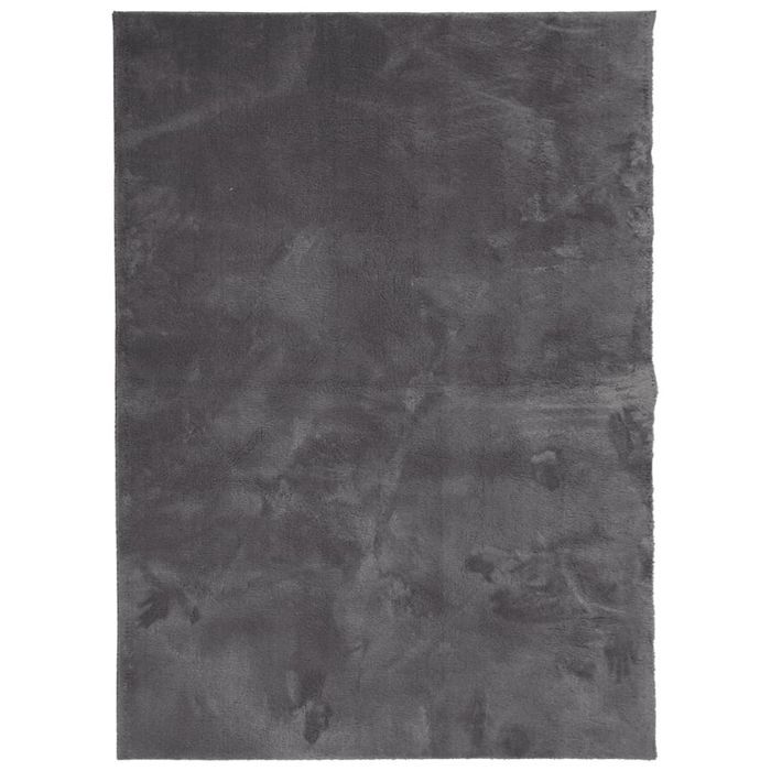 vidaXL Dywan HUARTE z krótkim włosiem, antracytowy, 120x170 cm